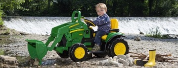 PEG PEREGO ТРАКТОР 12V КОВШ ЭКСКАВАТОРА JOHN DEERE