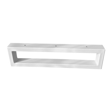 PODPÓRKA, PODPÓRKI, PŁOZY, NOGI KOMODY LOFT 40x10 biała profil 4x2