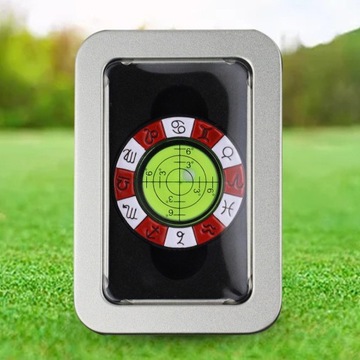 Маркер для мяча для гольфа Мужчины Женщины Духовой уровень Компактное поле