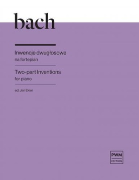 Jan Sebastian Bach Inwencje dwugłosowe nuty piano