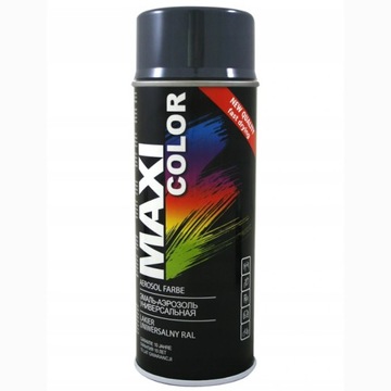 Lakier Motip Maxi Color 400 ml SPRAY RAL 7016 szary ciemny
