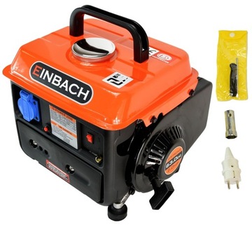 JEDNOFAZOWY AGREGAT PRĄDOTWÓRCZY GENERATOR MINI 2KM 12V 230V 720W G-POWER