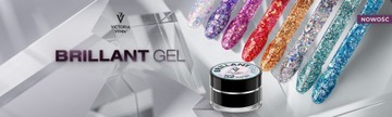 Victoria Vynn Brillant Gel 5г Гель для дизайна ногтей СМЕШИВАЙТЕ цвета