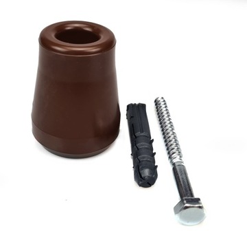 ODBOJNIK DRZWIOWY GUMOWY ODBÓJ DRZWI 60 MM BRĄZOWY