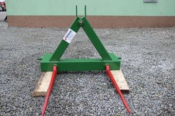 Вилы для тюков сена, 2 зубца, соломенный силос