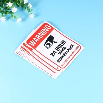 Видеонастенные вывески безопасности, анти-УФ-наклейки, 10 шт.