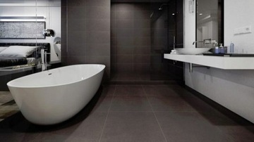 Плитка TaniGres темно-серая INTERO NERO MAT R10 60x120 Gat II