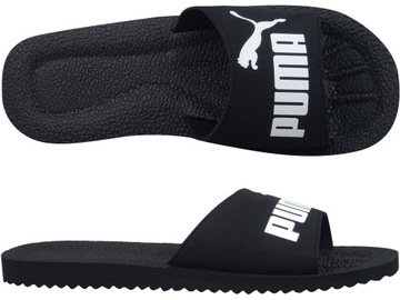 PUMA PURECAT 360262 02 BUTY MĘSKIE KLAPKI PLAŻOWE BASENOWE CZARNE