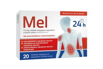 Mel 7,5mg Meloxicam ból mięśnie 20 tabl.