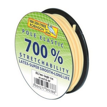 Amortyzator lateksowy, 700%, 1,4mm/6m VDR Team 67-AL-014