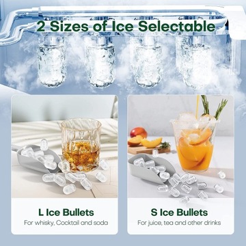 МАШИНА ДЛЯ ИЗГОТОВЛЕНИЯ КУБИКОВ ЛЬДА 2 РАЗМЕРА КУБИКОВ