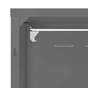 ГАЗОВЫЙ ШКАФ 40x70x25 ГРАФИТ