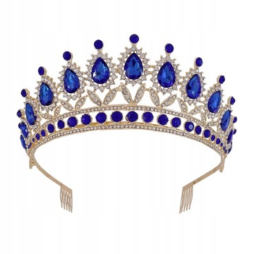 Rhinestone tiara eleganckie dziewczęce nakryc