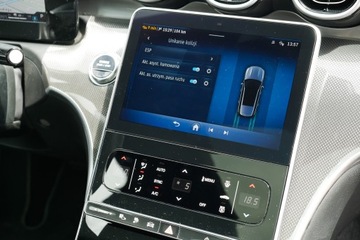 Mercedes Klasa C W206 Kombi Plug-In 2.0 300e 313KM 2023 Mercedes C300e 313 koni 2xAMG Panorama Hak Blis Webasto Ambiente LKA Hi-Fi, zdjęcie 38