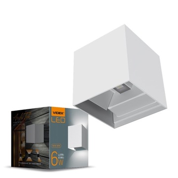Kinkiet Oprawa Elewacyjna Zewnętrzna Lampa LED Biała Reflektor 2700K VIDEX