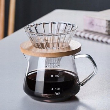 Kawy Dripper Żaroodporny Dzbanek Do Kawy Ręczne