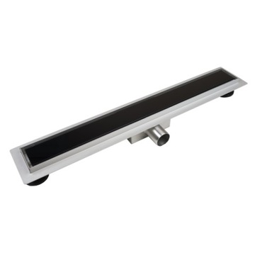 Odpływ liniowy szklany Balneo G-Drain Dark 60 cm