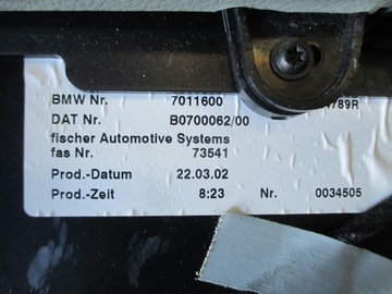 BMW E65 01-05 LOKETNÍ OPĚRKA IDRIVE 7011600