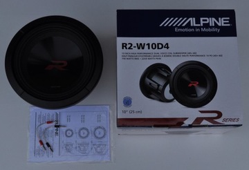 ALPINE R2-W10D4 750 Вт RMS REAL BASS, ЛЕГЕНДА