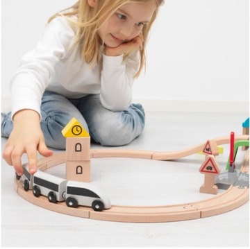 ДЕРЕВЯННЫЕ ПОДНОСЫ ИКЕА ЛИЛЛАБО, 45 ЭЛЕМЕНТОВ