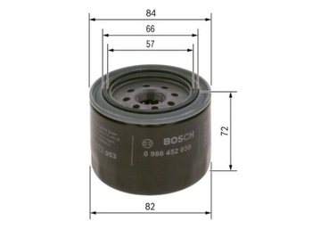 BOSCH 0 986 452 019 FILTR OLEJE