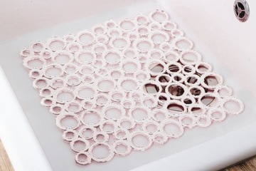 силиконовый коврик для раковины BĄBLE 28x28см белый