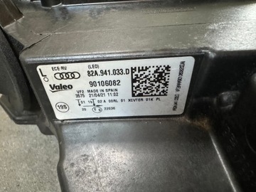AUDI A1 82A SVĚTLO LEVÝ PŘEDNÍ FULL LED 82A941033D