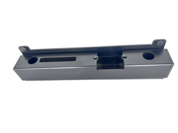 Kaseta elektrozaczepu L280 CZARNA RAL 9005 do furtki bramki ogrodzenia