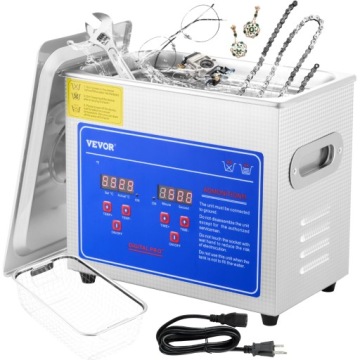 Digitální Ultrazvuková Sterilizátorová Myčka Na Mytí Částí Šperků 3 L 120 W
