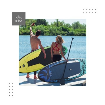SUP доска для плавания Надувная 2в1 Athler Miami 70 150 кг 330 см