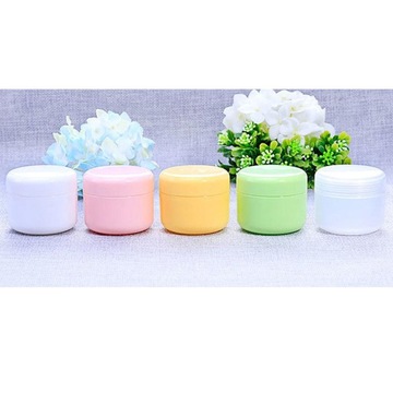 20g Empty Liquid Lotion Filled Container with Plastic Lid 50g Clear-50g