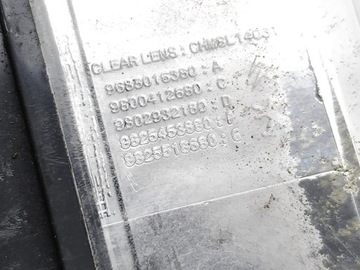 CITROEN C4 SPACE TOURER TŘETÍ SVĚTLO STOP 2019 MPV 4/5DR 9688016380