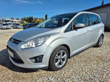 Ford C-MAX II Minivan 1.0 EcoBoost 100KM 2014 Ford C-MAX Czujniki Parkowania Klimatyzacja Grzane Fotele Pelen Serwis