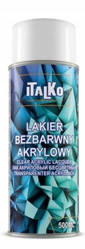 ITALKO SPRAY AKRYLOWY BEZBARWNY 500ML