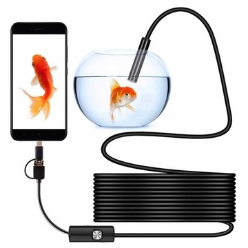 ЭНДОСКОПНАЯ КАМЕРА ДЛЯ ПРОВЕРКИ ANDROID USB-C LED