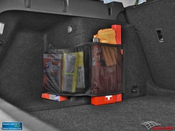 Сетка в багажник автомобиля двухкамерная на липучке, 50х30.