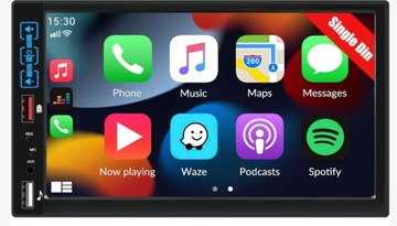 RADIO SAMOCHODOWE HIKITY A3238 1-DIN CARPLAY ANDROID AUTO