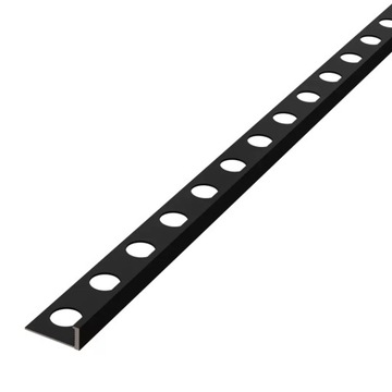 Listwa do płytek L czarna matowa 270 cm 8 mm