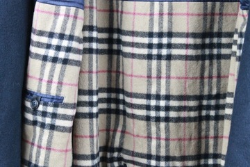 BURBERRY LONDON MĘSKI WEŁNA KASZMIR PŁASZCZ R. L