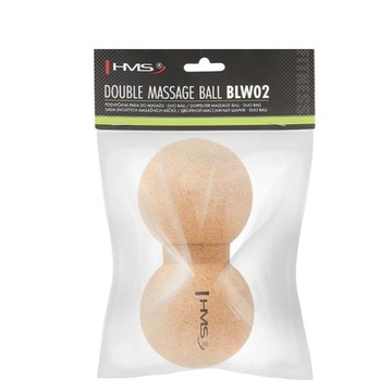 MASAŻER rozluźniający PODWÓJNA PIŁKA korkowa HMS