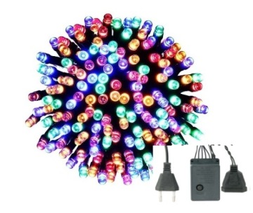 РОЖДЕСТВЕНСКИЕ ЕЛОЧНЫЕ ГАРНИРЫ 200 LED ВНУТРЕННИЕ ЦВЕТНЫЕ