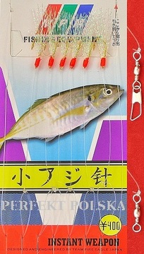 SURFCASTING ŁOWIENIE Z PLAŻY ŁODZI SYSTEM SA-01/ 8 ZESTAW ŚLEDZIOWY