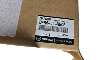 LIŠTA DVEŘE LEVÝ PŘEDNÍ MAZDA CX-30 CX30 DFR5-51RB1 DFR5-51-RB0B
