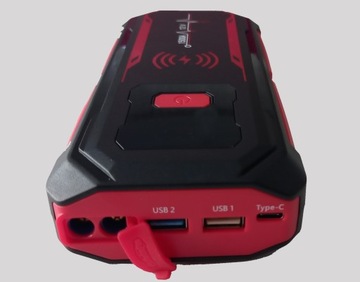 Стартер BOOSTER 1500A 16000 мАч PowerBank LCD Qi
