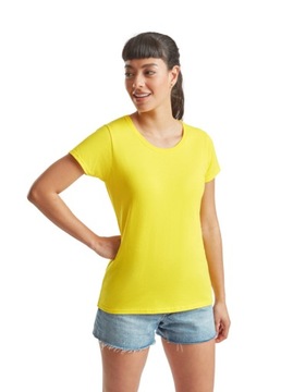 KOSZULKA DAMSKA Fruit of The Loom T-SHIRT DAMSKI Sunflower L