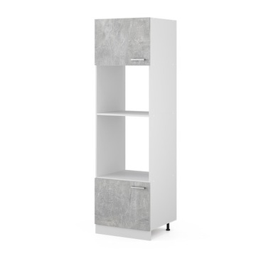 SŁUPEK POD MIKROFALĘ R-LINE 60CM BETON/BIAŁY VICCO