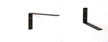 LOFT полкодержатель, подставка, полкодержатель, 15 см, металл, черный угол