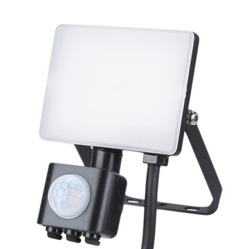 Lampa LED 10W 950lm 5000K 230V IP44 czujnik PIR naświetlacz Eko-Light EKN90