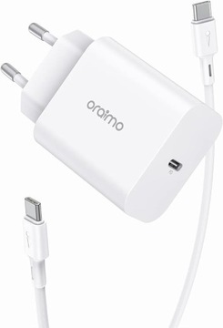 oraimo ładowarka do iPada/Samsung Galaxy, 20 W, USB C, ładowarka z kablem