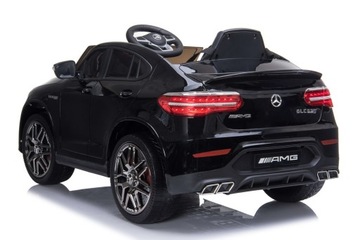 MERCEDES BENZ GLC 63S АККУМУЛЯТОРНЫЙ АВТОМОБИЛЬ ПИЛОТ КОЖА 4x4 МЯГКИЕ КОЛЕСА EVA